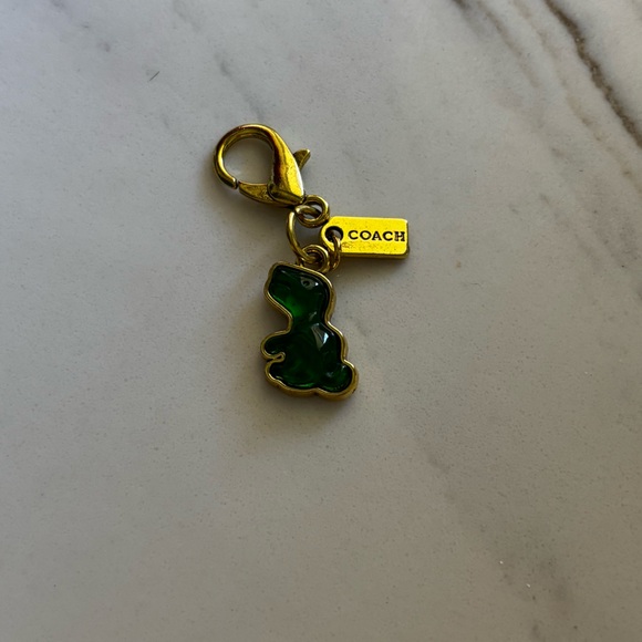 🦖 COACH Green Rexy Bag Charm - Picture 2 of 4